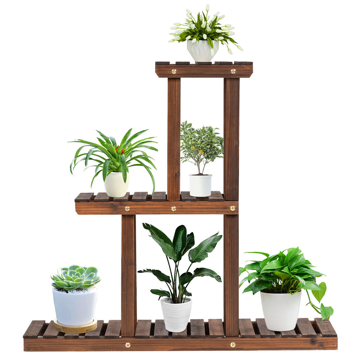 3-Tier Plant Pot Holder for Garden Balcony Patio